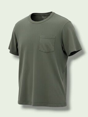 Tenue. John T Organic Cotton Tee Military‎ Green M